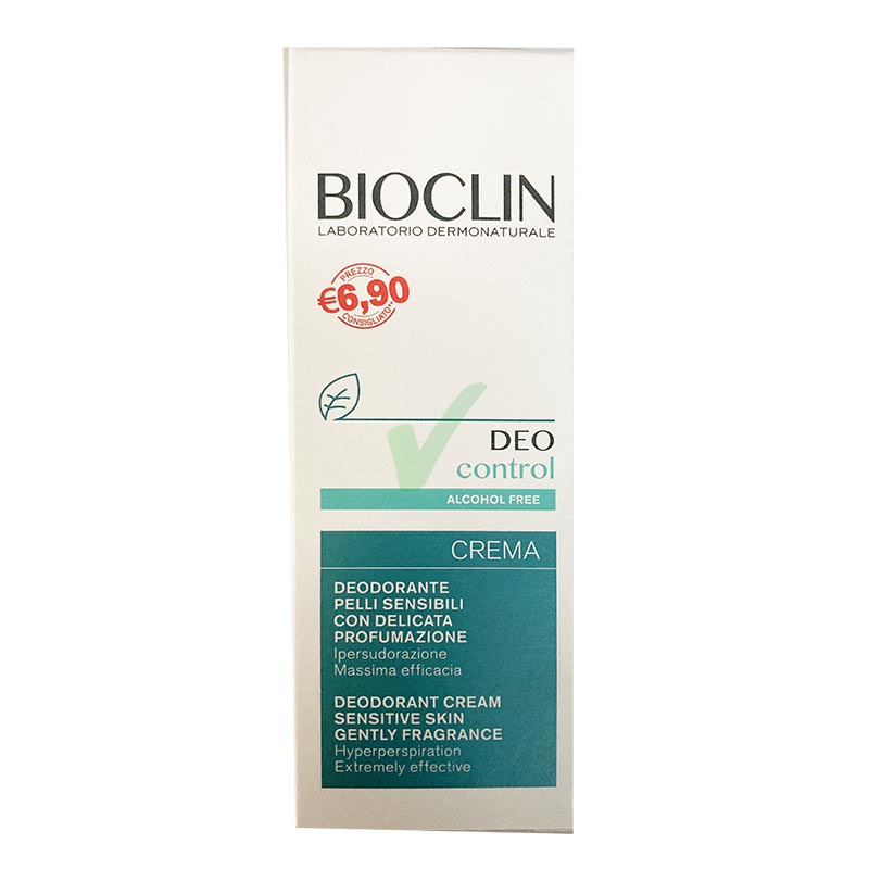 Bioclin Linea Deo Control Crema Deodorante Ipersudorazione con Profumo 30 ml