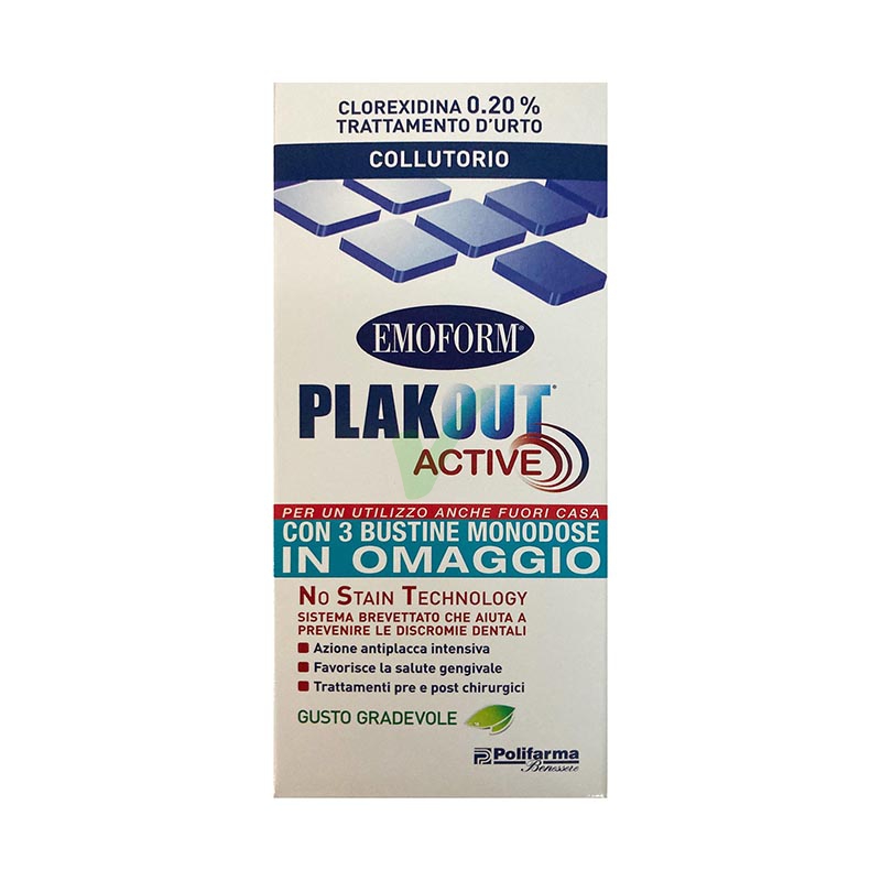 Polifarma Linea Igiene Dentale Neo Emoform Plak Out Active 0,2 Collutorio 200ml