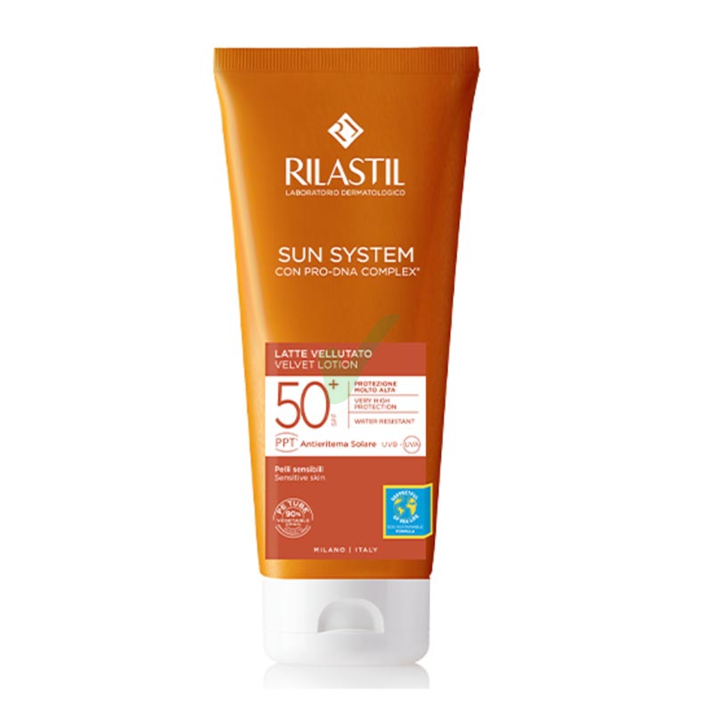Rilastil Linea Sun System SPF50+ Protezione Molto Alta Latte Vellutato 200 ml