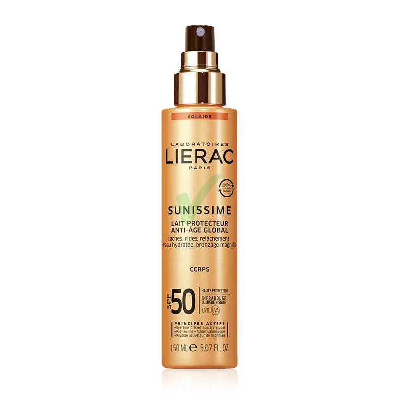 Lierac Linea Sole Sunissime SPF50 Latte Energizzante Anti-Age Global Corpo 150ml