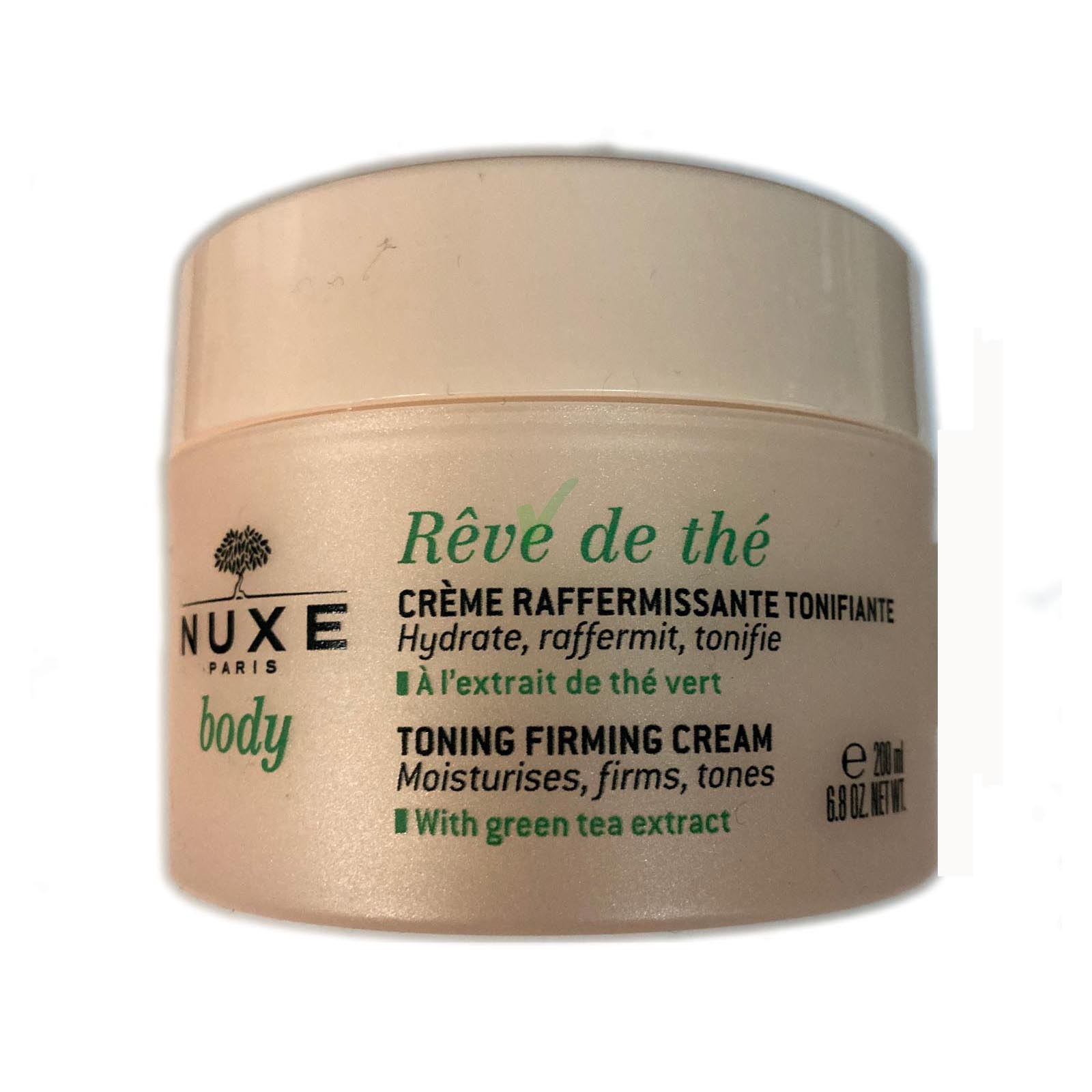 Nuxe Linea Reve de Th Eau Crema Rassodante Tonificante Profumata Donna 200 ml