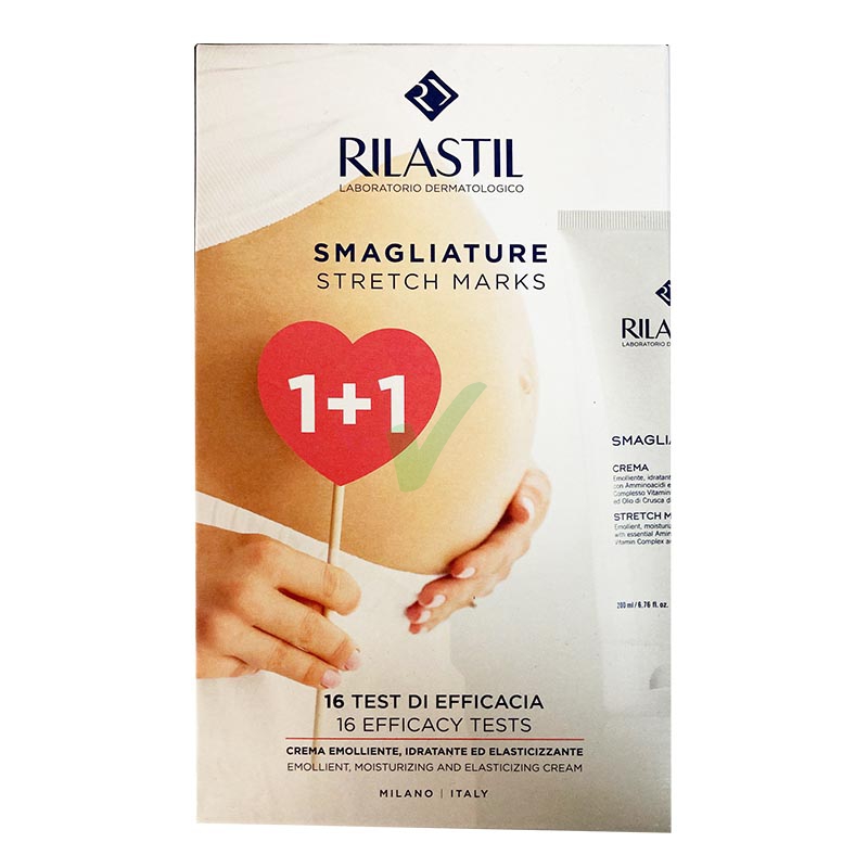 Rilastil Linea Corpo Smagliature Crema Corpo Elasticizzante Rassodante 2x200 ml