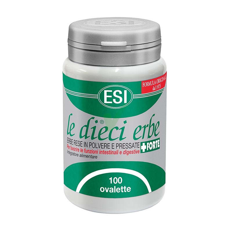 Esi Linea Benessere Intestinale Le Dieci Erbe + Forte Integratore 100 Tavolette
