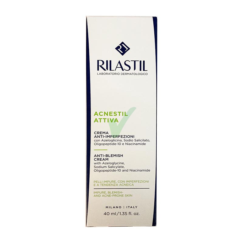 Rilastil Linea Acnestil Mat Crema Attiva Pelli Acneiche Sensibili 40 ml