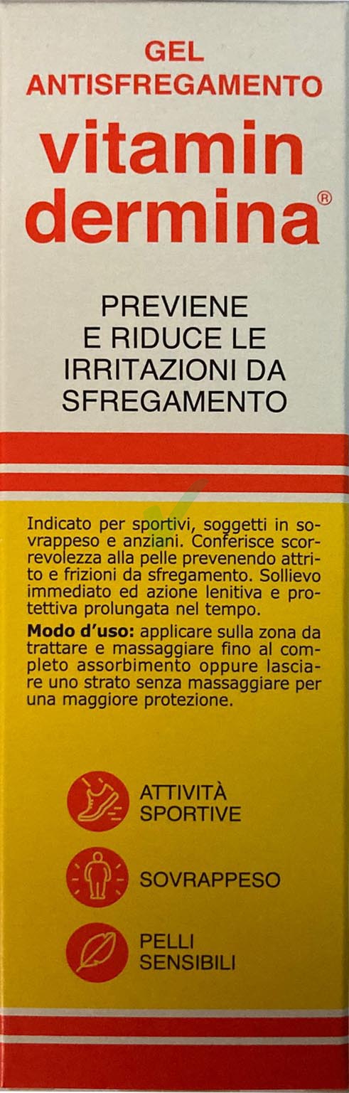 Vitamindermina Linea Corpo Gel Antisfregamento Protettivo Invisibile 30 ml