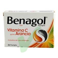 Benagol Vit C Pastiglie Con Vitamina C Gusto Arancia 36 Pastiglie
