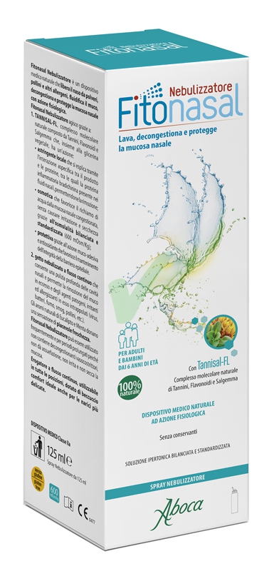 Aboca Linea Dispositivi Medici Fitonasal Spray Nebulizzatore 125 ml
