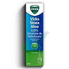 Vicks Sinex Aloe Aloe 0,05% Soluzione Da Nebulizzare Flacone Nebulizzatore 15 Ml