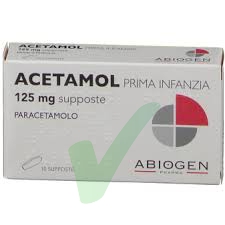 Acetamol Prima Infanzia 125 Mg Supposte 10 Supposte