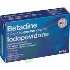 Betadine 0,2 G Compresse Vaginali 10 Compresse