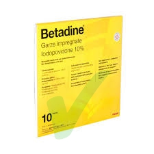 Betadine 10% Garze Impregnate 10 Garze