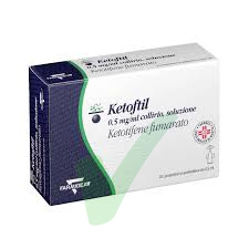 Ketoftil 0,05% Collirio, Soluzione 25 Contenitori Monodose Da 0,5 Ml