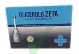 Glicerolo Zeta Adulti 6,75 G Soluzione Rettale 6 Contenitori Monodose Con Camomilla E Malva