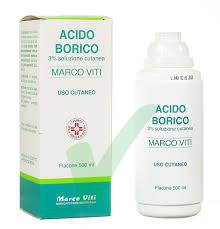 Acido Borico 3% Soluzione Cutanea Flacone Da 500 Ml
