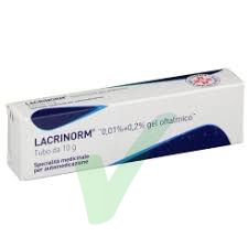 Lacrinorm 0,01% + 0,2% Gel Oftalmico Tubo 10 G