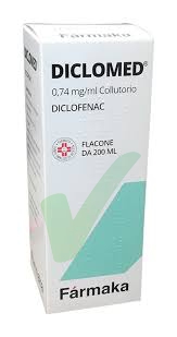 Diclomed 0,74 Mg/Ml Collutorio Flacone Da 200 Ml