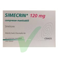 Simecrin 120 Mg Compresse Masticabili 24 Compresse