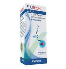Fluibron Gola 0,25% Spray Per Mucosa Orale Flacone Da 15 Ml