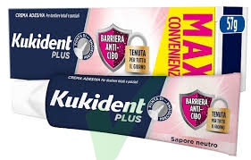 Kukident Plus Barriera Crema Adesiva 57 gr.