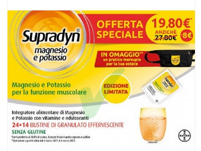 Supradyn Magnesio Potassio Integratore Granulato 24+14 Bustine Offerta Speciale