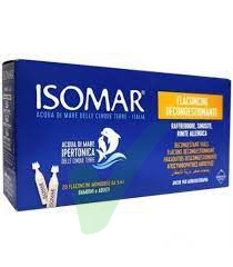 Isomar Linea Pulizia e Salute del Naso Flaconcini Decongestionanti 20x5ml.