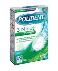 Polident Pulitore Quotidiano per Protesi 3 Minuti 66 Compresse Effervescenti