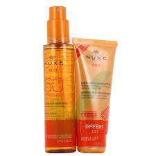 Nuxe Sun Duo Olio Abbronzante 50 SPF + Latte Dopo Sole 150+100ml