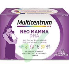 Multicentrum Neo Mamma DHA Integratore Alimentare 30+30