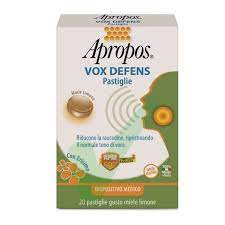 Apropos Vox Defens Pro 20 Pastiglie Miele-Limone