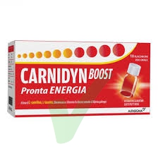 Carnidyn Boost Pronta Energia Integratore 10 flaconcini