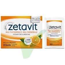 Zetavit Integratore Multivitaminico Multiminerale 24 buste