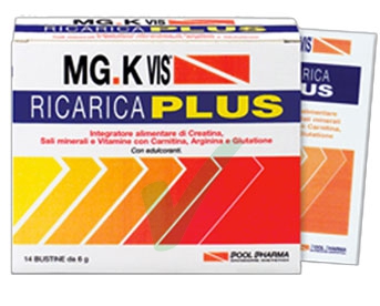 MGK VIS Linea Integratori Energetici Ricarica Plus Granulato 14 Buste Arancia