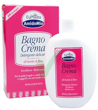 EuPhidra Pelli Sensibili AmidoMio Bagno Crema Detergente Delicato 400 ml