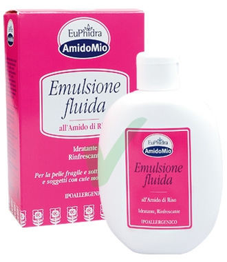 EuPhidra Pelli Sensibili AmidoMio Emulsione Fluida Idratante Rinfrescante 200 ml