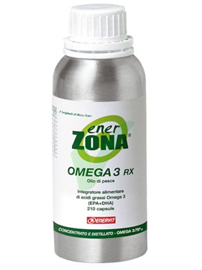 Enerzona Linea Integratori Omega3 Rx Acidi Grassi EPA DHA 210 Capsule da 0,5 g