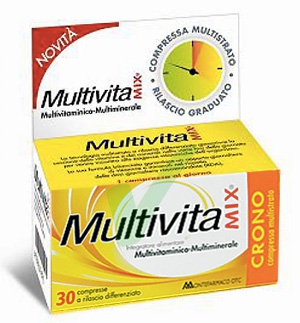 MultivitaMix Crono Integratore Alimentare Multivitaminico 30 Compresse RD