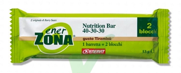 EnerZona Linea Alimentazione Dieta a ZONA Nutrition Bar Tiramis 40-30-30