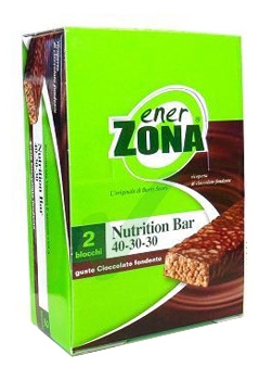 EnerZona Linea Alimentazione Dieta a ZONA Nutrition Bar Cioccolato 20 Barrette