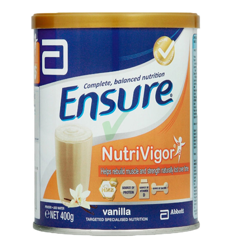 Abbott Linea Nutrizione Domiciliare Ensure NutriVigor 400 g Gusto Vaniglia