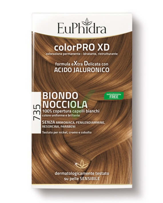 EuPhidra Linea ColorPRO XD Colorazione Extra-Delixata 735 Biondo Nocciola
