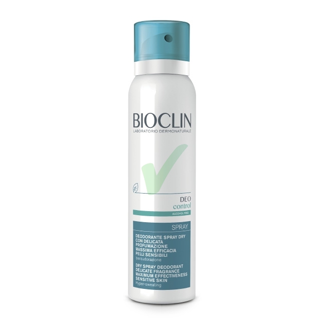 Bioclin Linea Deo Control Spray Dry Deodorante con Profumo Ipersudorazione 150ml