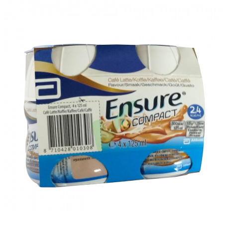 Abbott Linea Nutrizione Domiciliare Ensure Compact 4x125 ml Gusto Caff