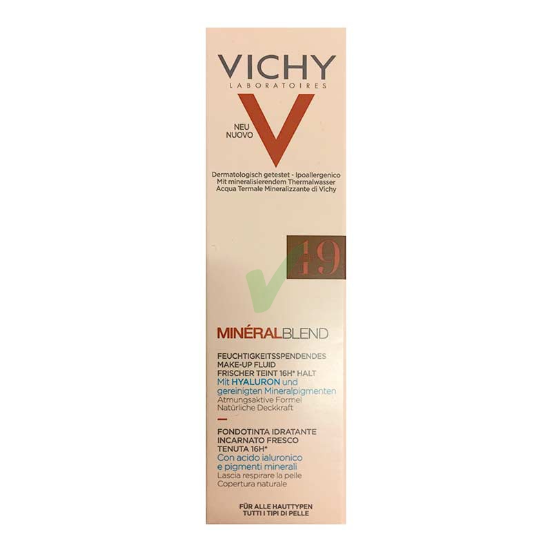 Vichy Make-up Linea Mineralblend Fondotinta Idratante Fluido 30 ml 06 Ocher
