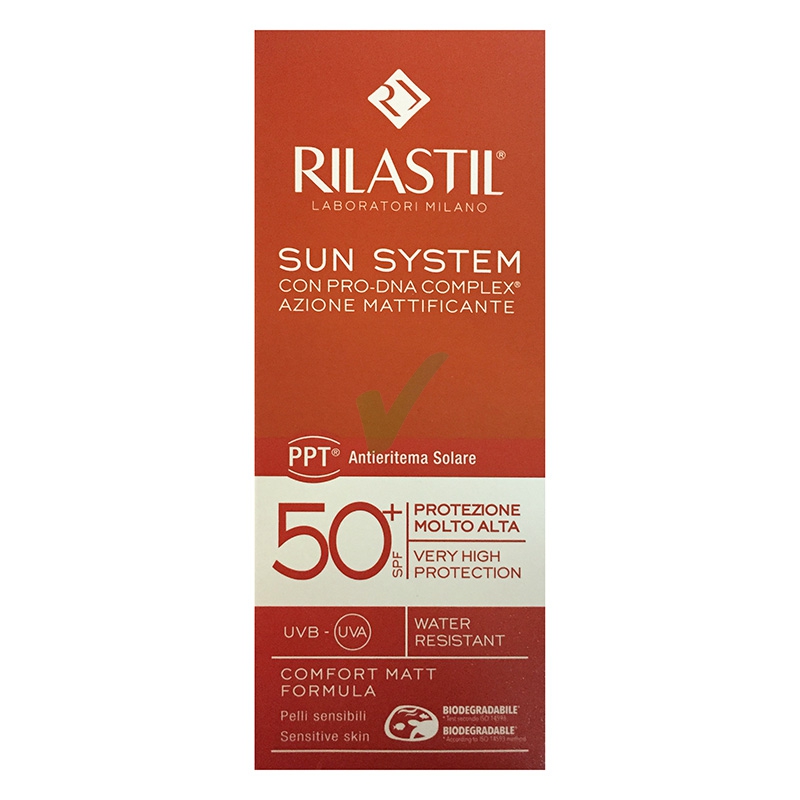 Rilastil Linea Sun System PPT SPF50+ Comfort Matt Formula Emulsione Viso 40 ml