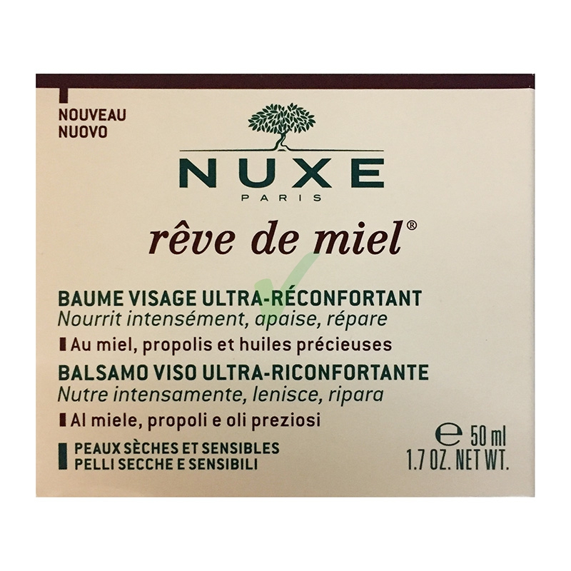Nuxe Linea Reve de Miel Baume Visage Ultra-Reconfortant Balsamo Viso 50 ml