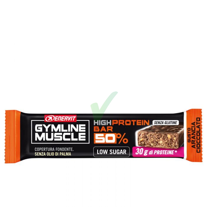 Gymline High Protein Bar 50% Arancia-Cioccolato 60gr.