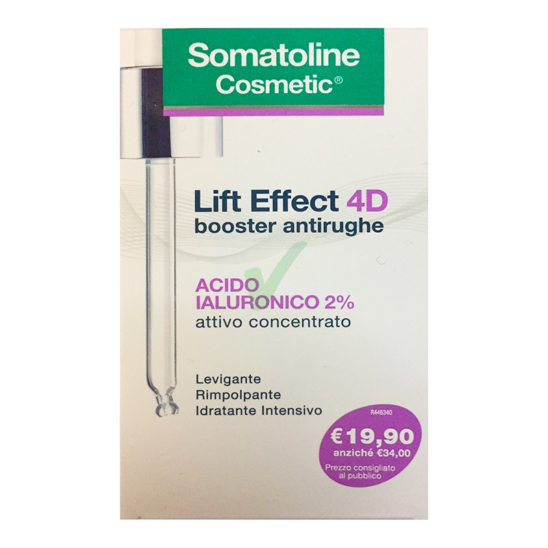 Somatoline Cosmetic Linea Lift Effect 4D Booster Antirughe Intensivo Viso 30 ml