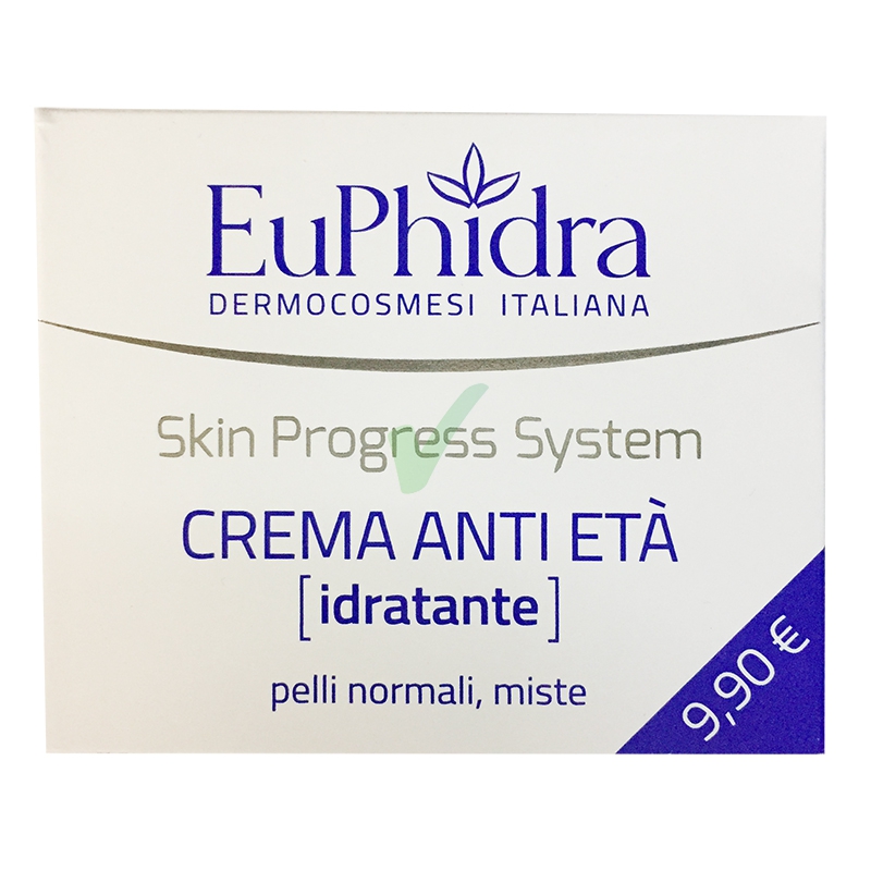 EuPhidra Linea Skin-Progress System Crema Anti-Et Idratante Pelli Miste 40 ml