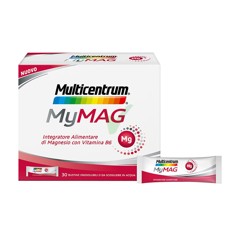 Multicentrum Linea Vitamine Minerali Mymag Integratore Alimentare 30 Buste