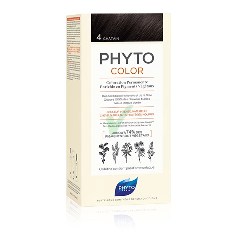 Phyto Linea Phyto Color Colorazione Permanente Alta Tollerabilit 4Castano Scuro